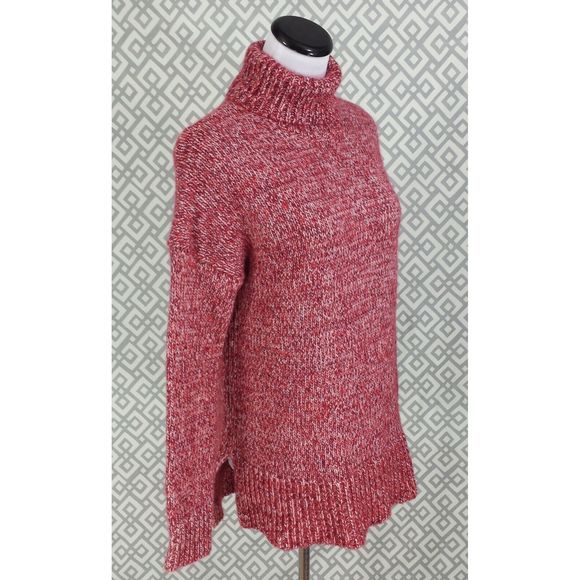 J. Crew Wool Mohair Turtleneck High Low Sweater - Picture 3 of 6
